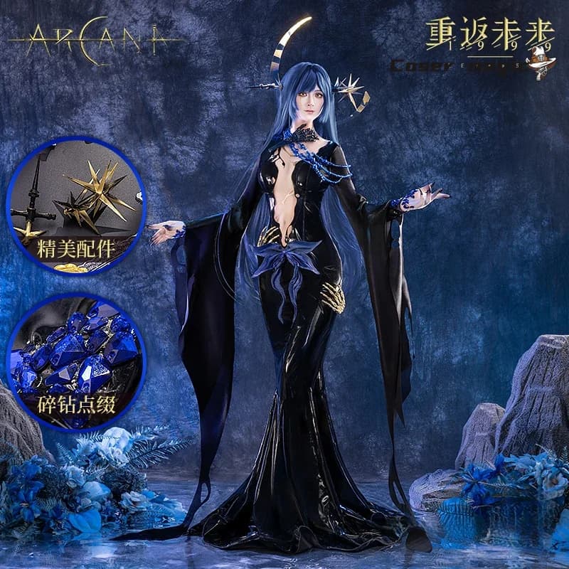 2025 Reverse:1999 Arcana Cosplay Costume Uniform Halloween Carnival Party Christmas Play Role Clothes Clothing for Women