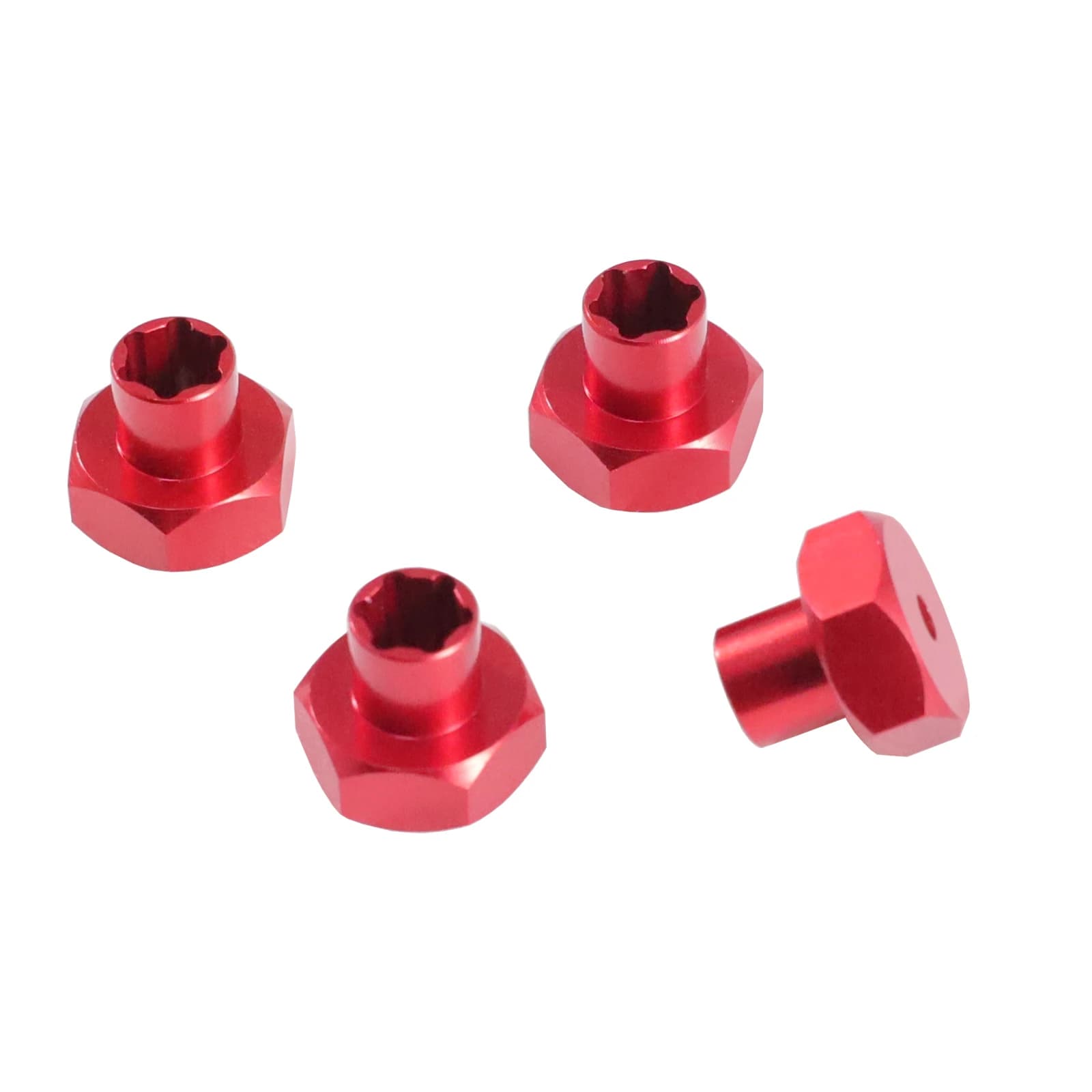 Adattatore per Mozzo Ruota Esagonale in Lega di Alluminio da 5mm a 12mm per Conversione Ruote WPL D12 D14 1/10 MN modello D90 MN82 MN99s MN78