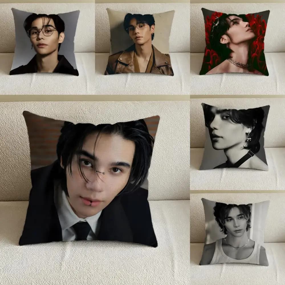 Set di fodere per cuscini Singer J-Jeff S-Satur in lino naturale, decorazione tutto in uno per divano, camera da letto e sedia
