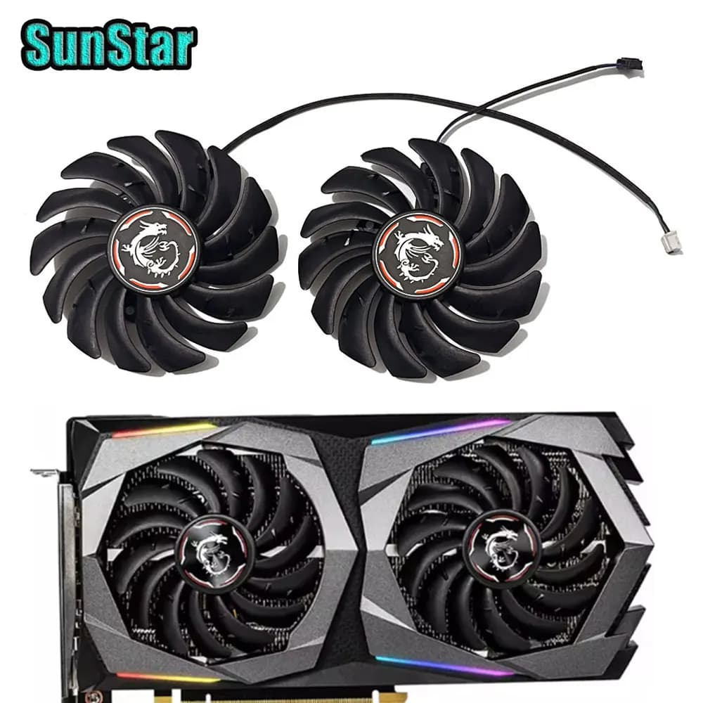 NUOVA ventola di raffreddamento GPU 87MM 4PIN RTX 2060 SUPER PLD09210S12HH per ​ Raffreddamento scheda video MSI GeForce RTX 2060 SUPER RTX 2060 GAMING X