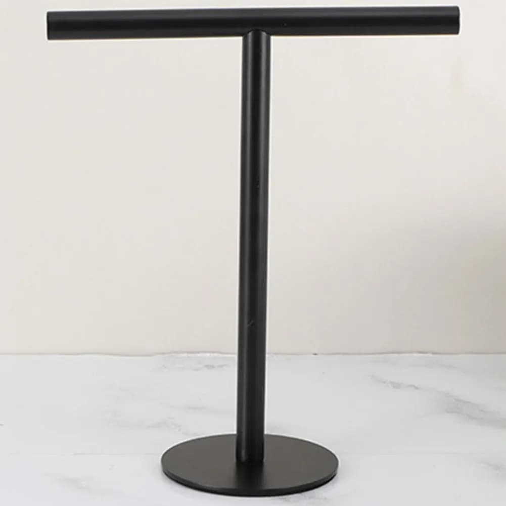 Portasciugamani in Acciaio Inox con Base Pesante, Barra Portasciugamani da Bagno e Cucina, Supporto per Asciugamani da Bancone