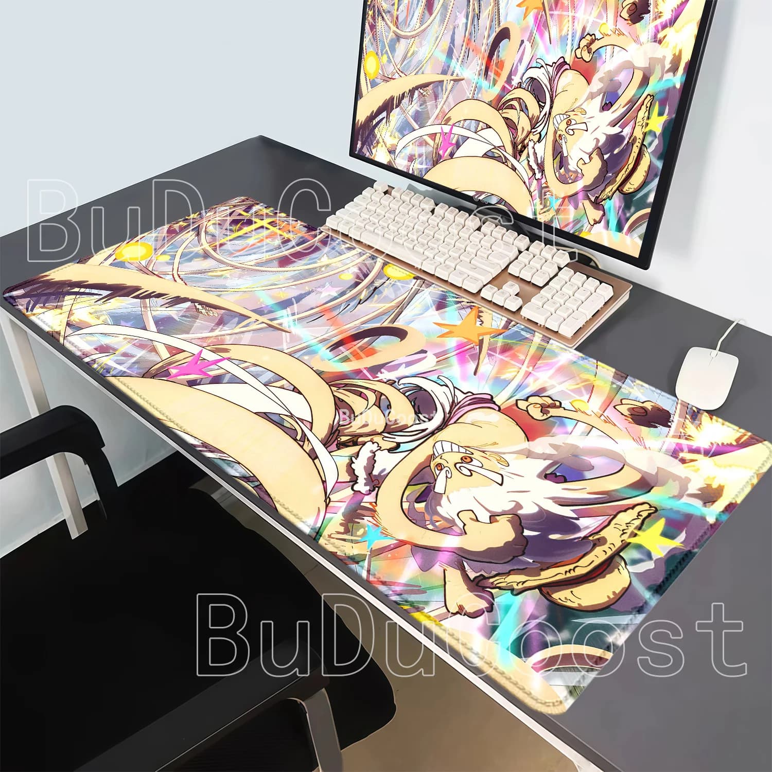 Anime HD Printing One Piece Luffy‌ Computer Speed Mouse Pad Gaming Office Anti-Slip Desk Mat PC Non-slip Base Keyboard Mousepad