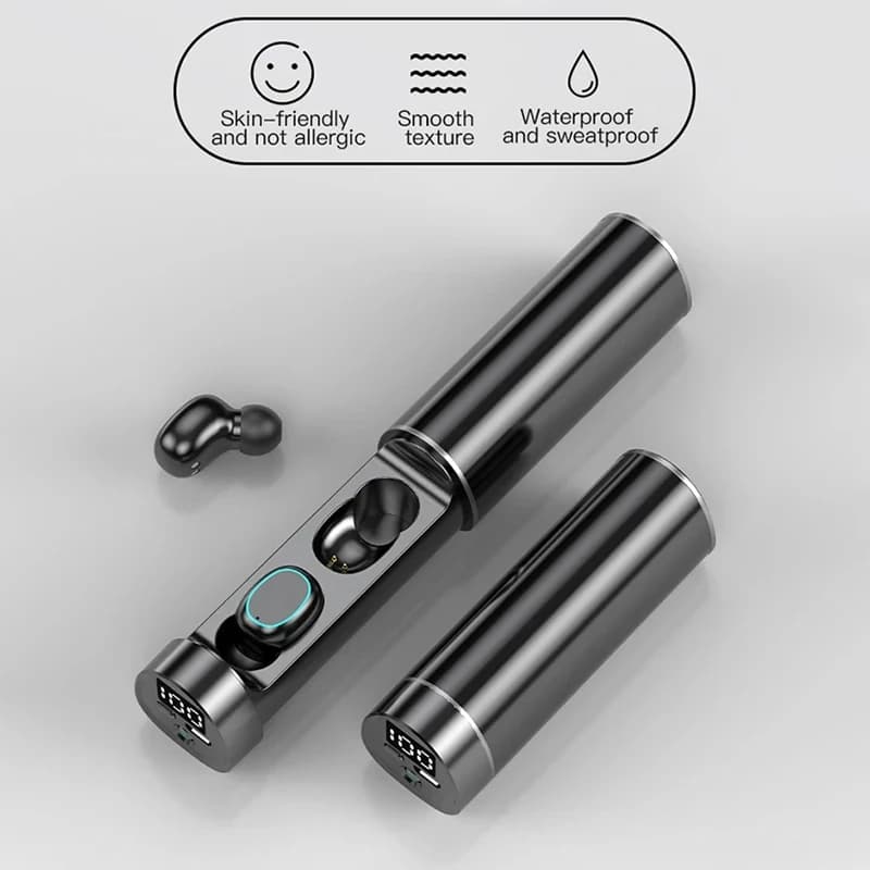 N21 Headphones In Ear Bluetooth TWS Headphones Play heads with 8D audio Waterproof wireless earphones LED display with microphone