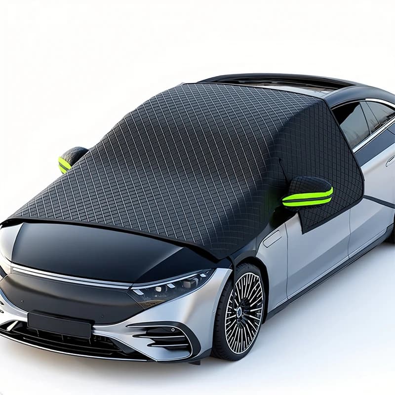 Magnetic Car Windshield Snow Cover Winter Frost Ice Protector Waterproof All-Season Front Windscreen Sun Shade Dust Cover