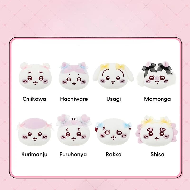 Chiikawa Genki Hairstyle Series Big Head Pin Cute Kawaii Cartoon Brooch Badge Collectible Backpack Bag Clothing Accessory Gift