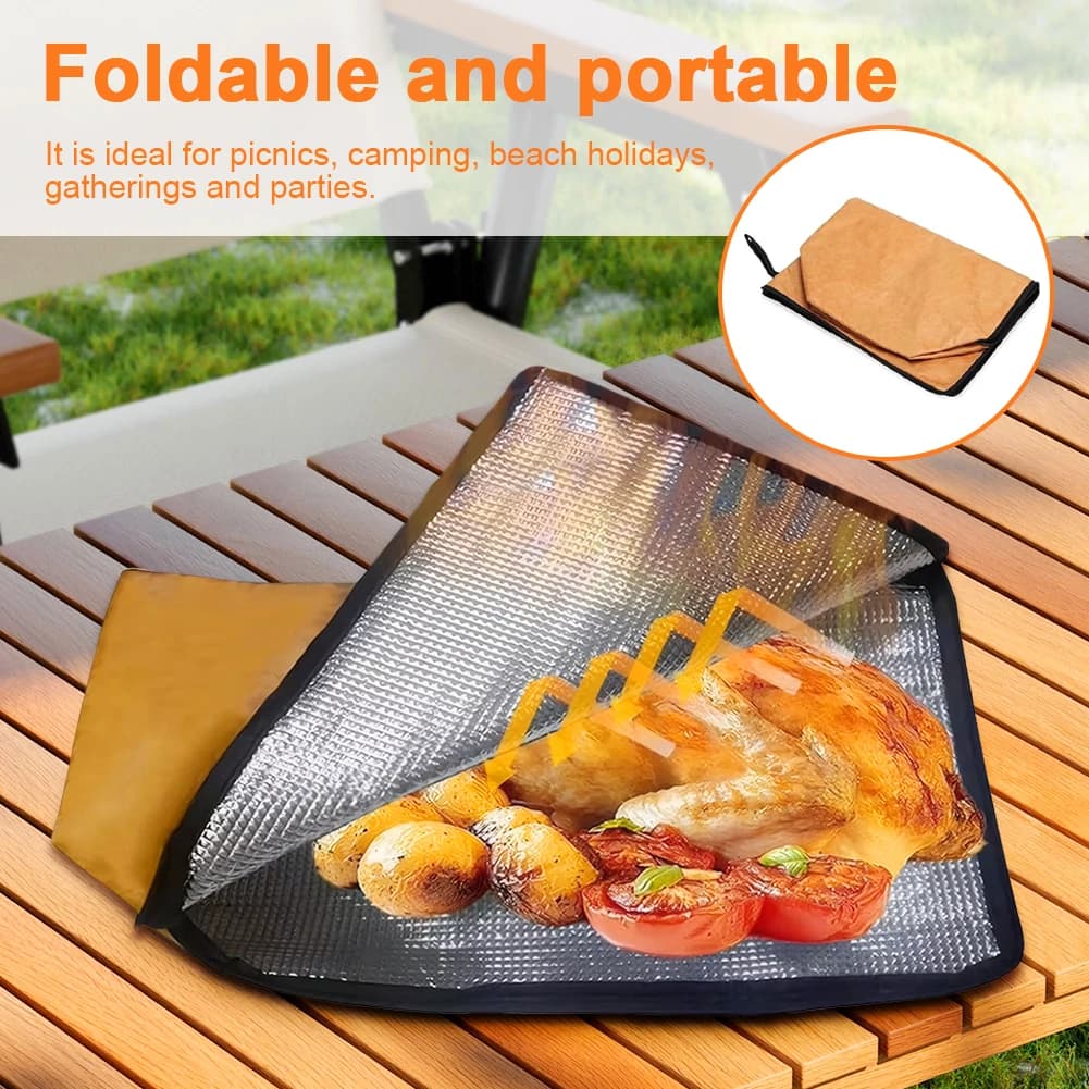 Coperta BBQ per Riposare la Carne, Riutilizzabile, per Affumicatore, Accessori BBQ per Brisket/Manzo/Pollo Grande