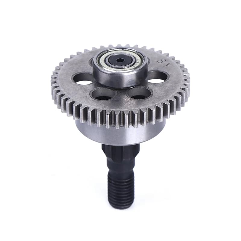 Set di 2 Ingranaggi per Tosaerba con 47 Scanalature, Inclusi Albero e Pignone