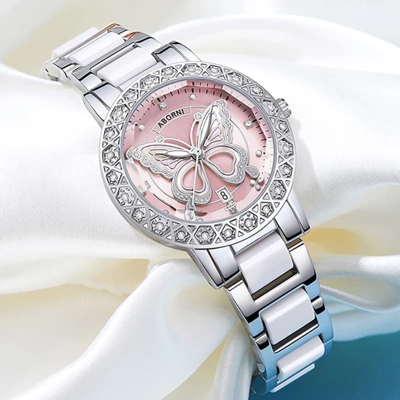 Women's Watches 2025 Luxury Brand Relogio Female Wrist Watch Silver For Women's Waterproof Women's Watch Steel Dropshipping