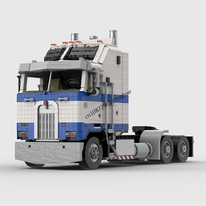 New 2848 Pcs Moc City Engineering Series K100 Semi Truck Model Diy Creative Ideas Kid Toy Birthday Gift Technology Custom Puzzle