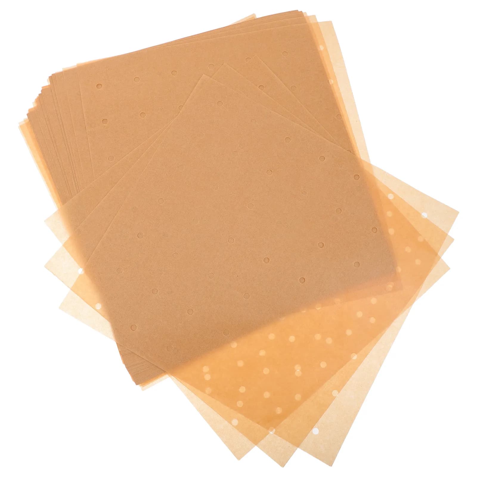 100 Paper Sheets Air Fryer, Rectangular 30x28cm, Use and Casting for Cooking, Steam and Roasted Cooking, for Kitchen
