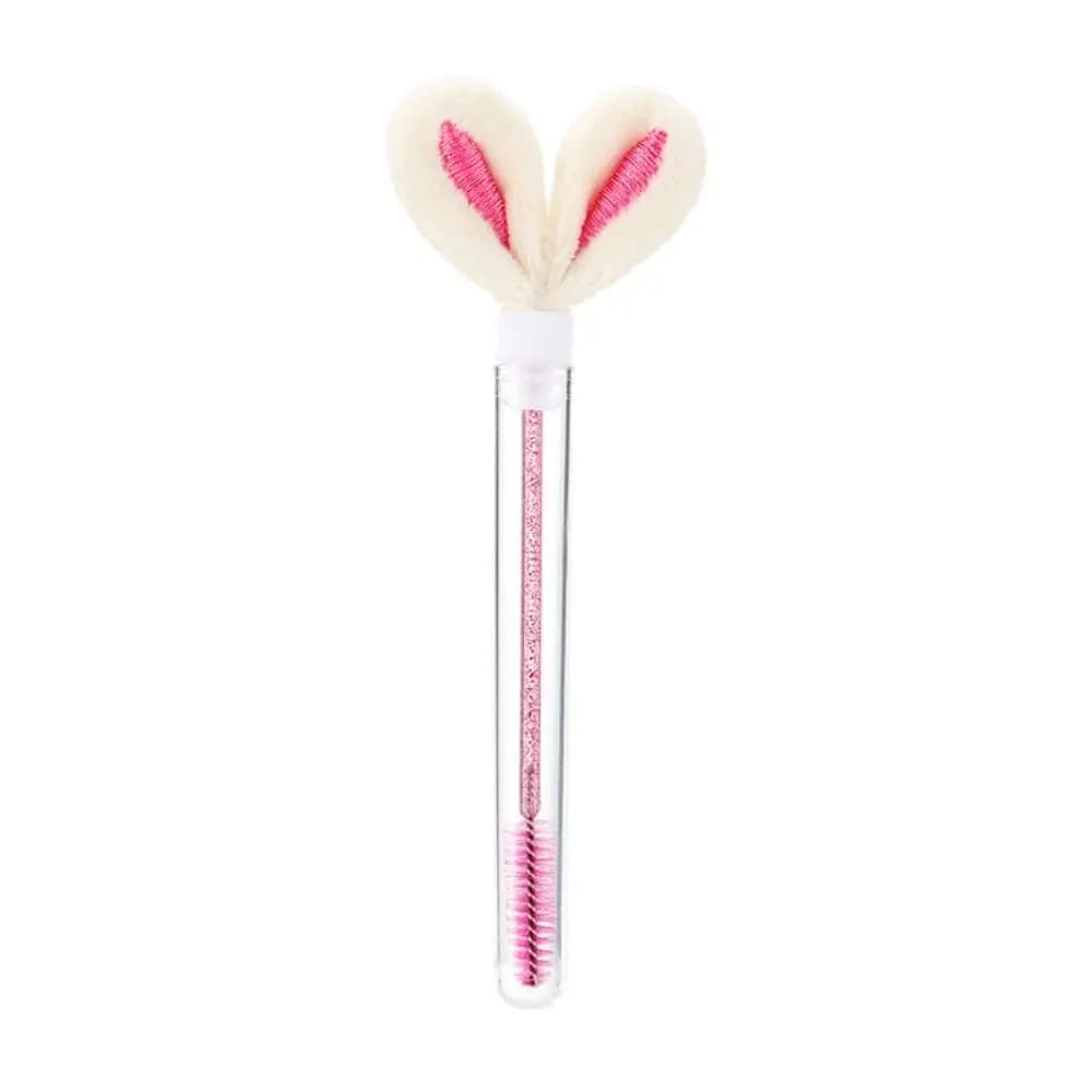Round Comb Teeth Rabbit Ears Mascara Brush Multicolor Creative Tube Eyelash Brush Lash Extension Dust-proof
