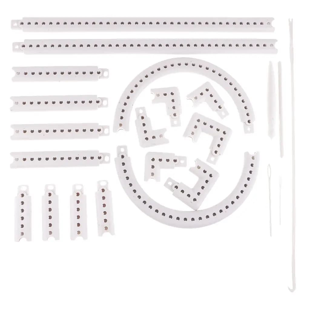 Knitting Yarn Looms Lightweight Weaving Tools Plastic Needlecraft Kit Sewing Accessories for Home Craft Projects