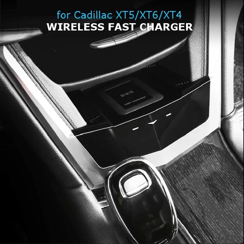 Per Cadillac XT4/XT5/XT6 2016-2023 Caricatore Wireless a bordo Ricarica Veloce Modificato Auto Originale Ricarica Veloce Pad Supporto Del Telefono