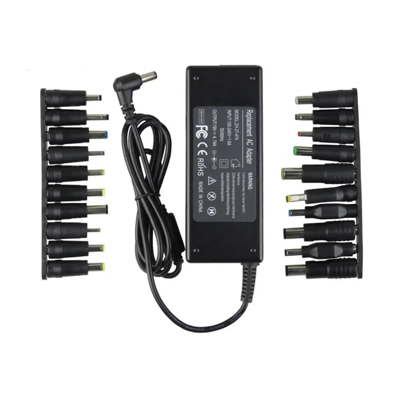 Set di caricabatterie adattatore universale per laptop 19V 4.74A 90W 20 spine staccabili Modelli multipli per notebook Dell HP Toshiba Acer ASUS