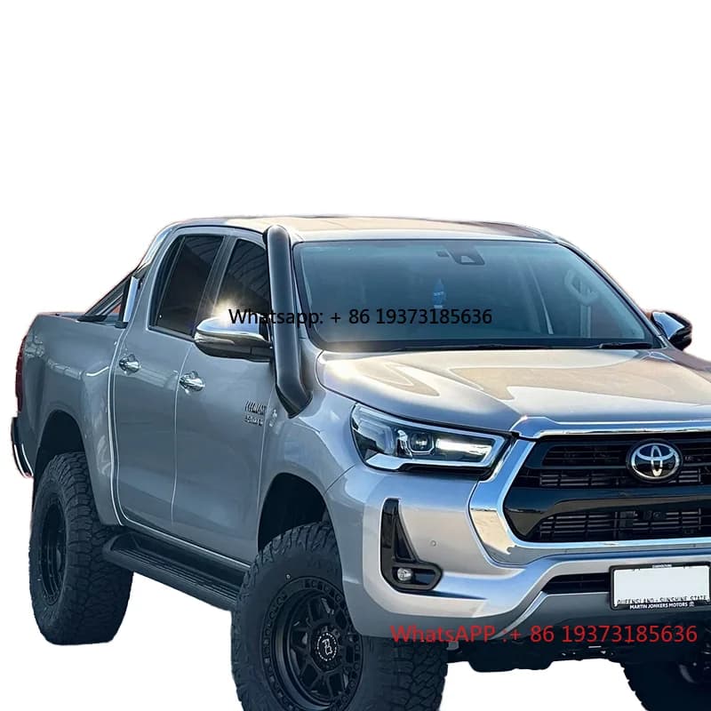 Snorkel for car in stainless steel with pick-up for Toyota Hilux N80 Revo 2015+ years 4x4 steel car bushing kit