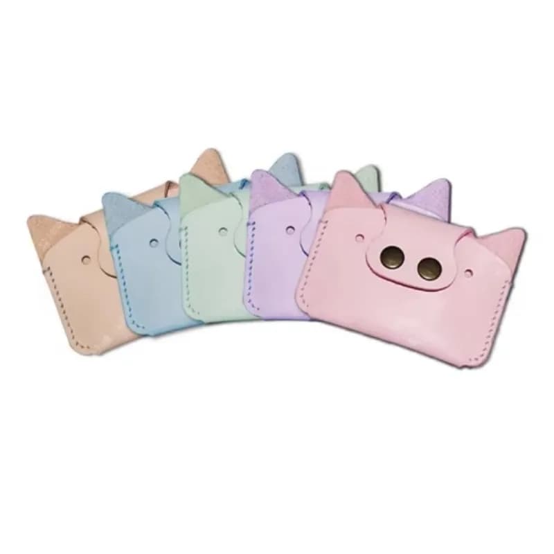 DIY handcrafted pig-shaped leather cute keychain for car case for die cutting knife mold machine hand punching tool model