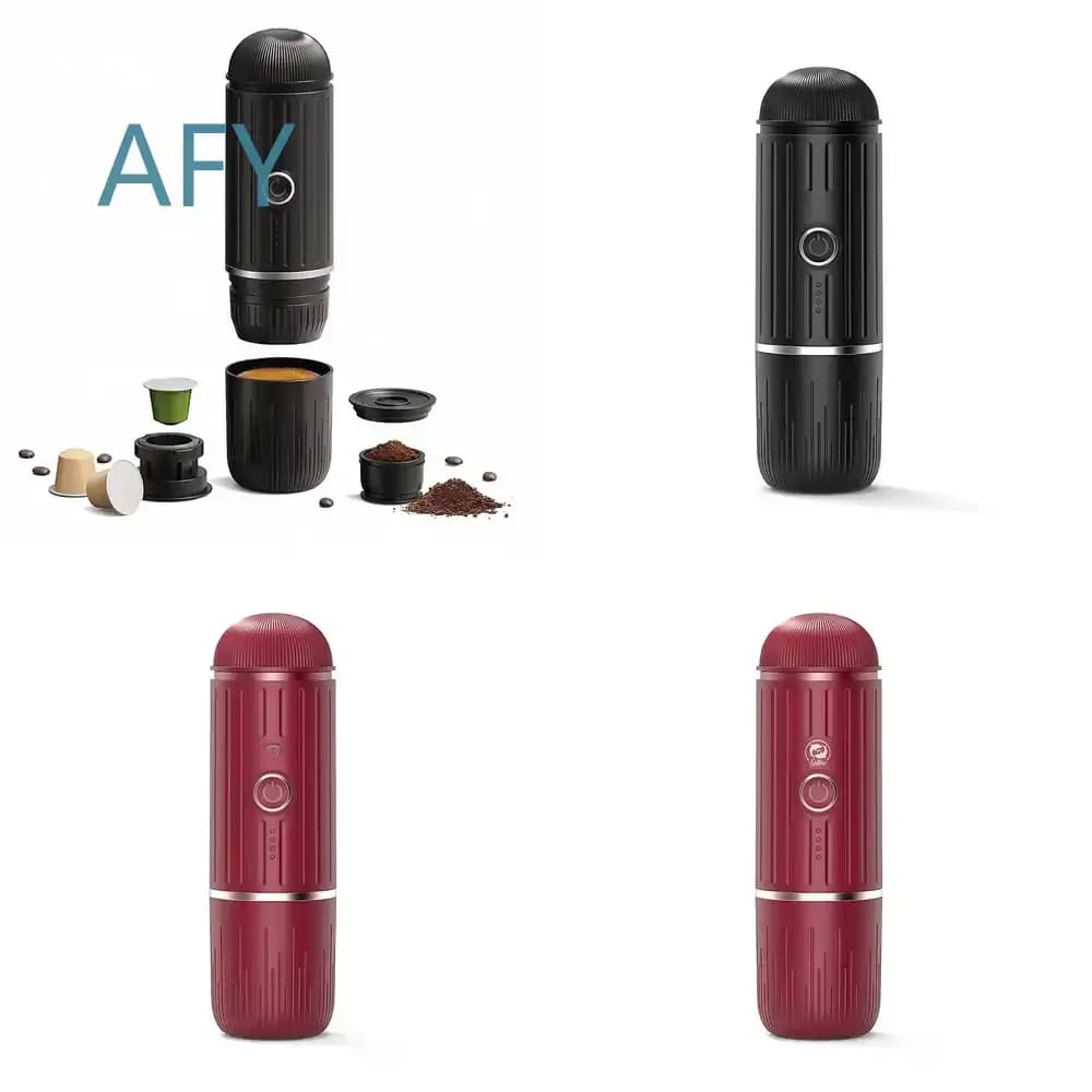 Electric Espresso Machine for Coffee Machine Portable Wireless Charging Powder Capsule Coffee Maker for Outdoor Travel Car