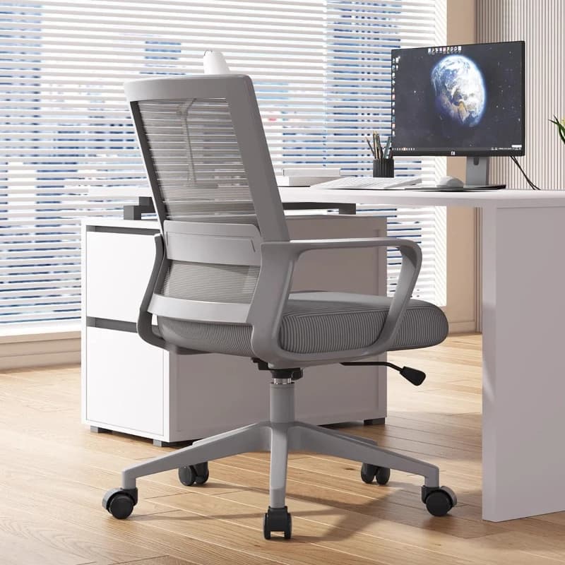Sedia da ufficio girevole con schienale alto, poltrona di lusso confortevole, sedia da studio, sedia da gaming mobile, sedia da scrivania, mobili da salone