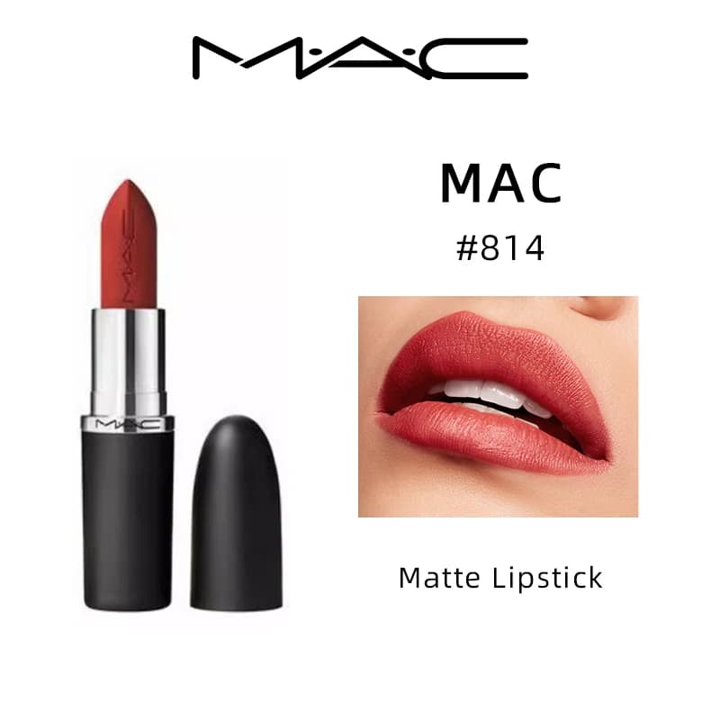 MAC Ximal Sleek Satin Lipstick #814 MYTH 3.5g, Original Mac Makeup Cosmetics For Women, Beauty Makeup Sephora Stuff