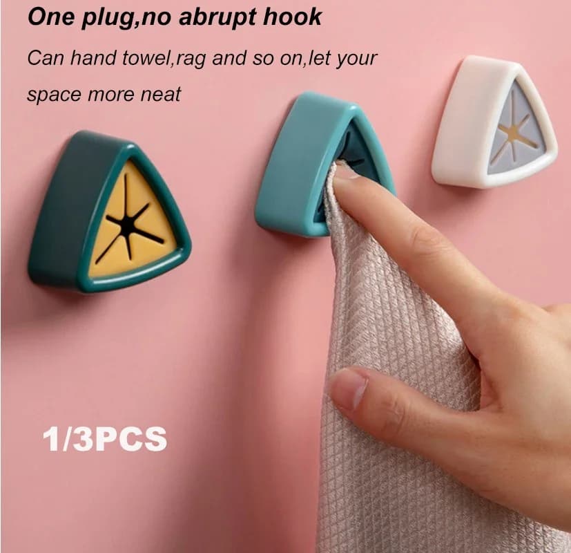 Clothes rack hangers fabric clothes hangers for laundry clothes hangers Non-perforated clip suction cups kitchen accessories for bathroom wall