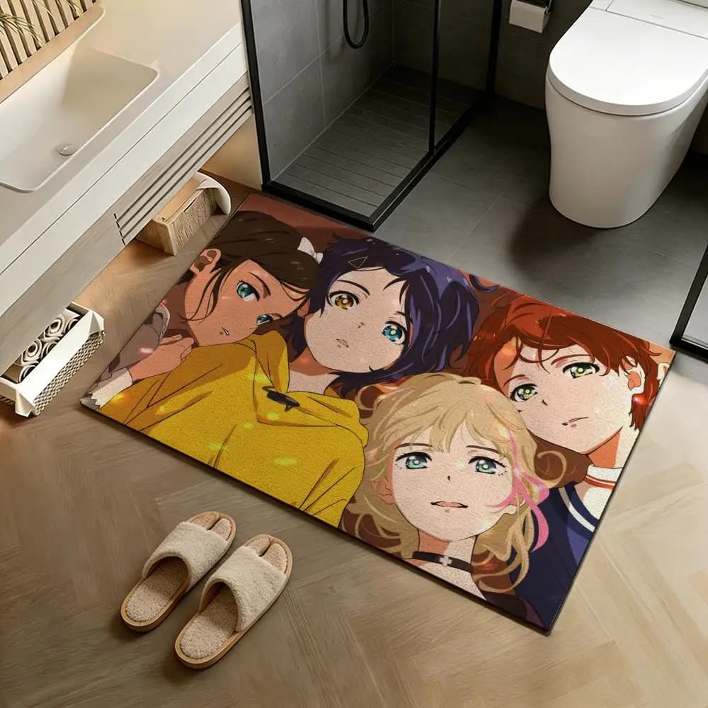 Tappetino da Bagno in Diatomite, Tappetino Assorbente Antiscivolo ad Asciugatura Rapida, Lavabile per Casa W-Wonder Egg Priority