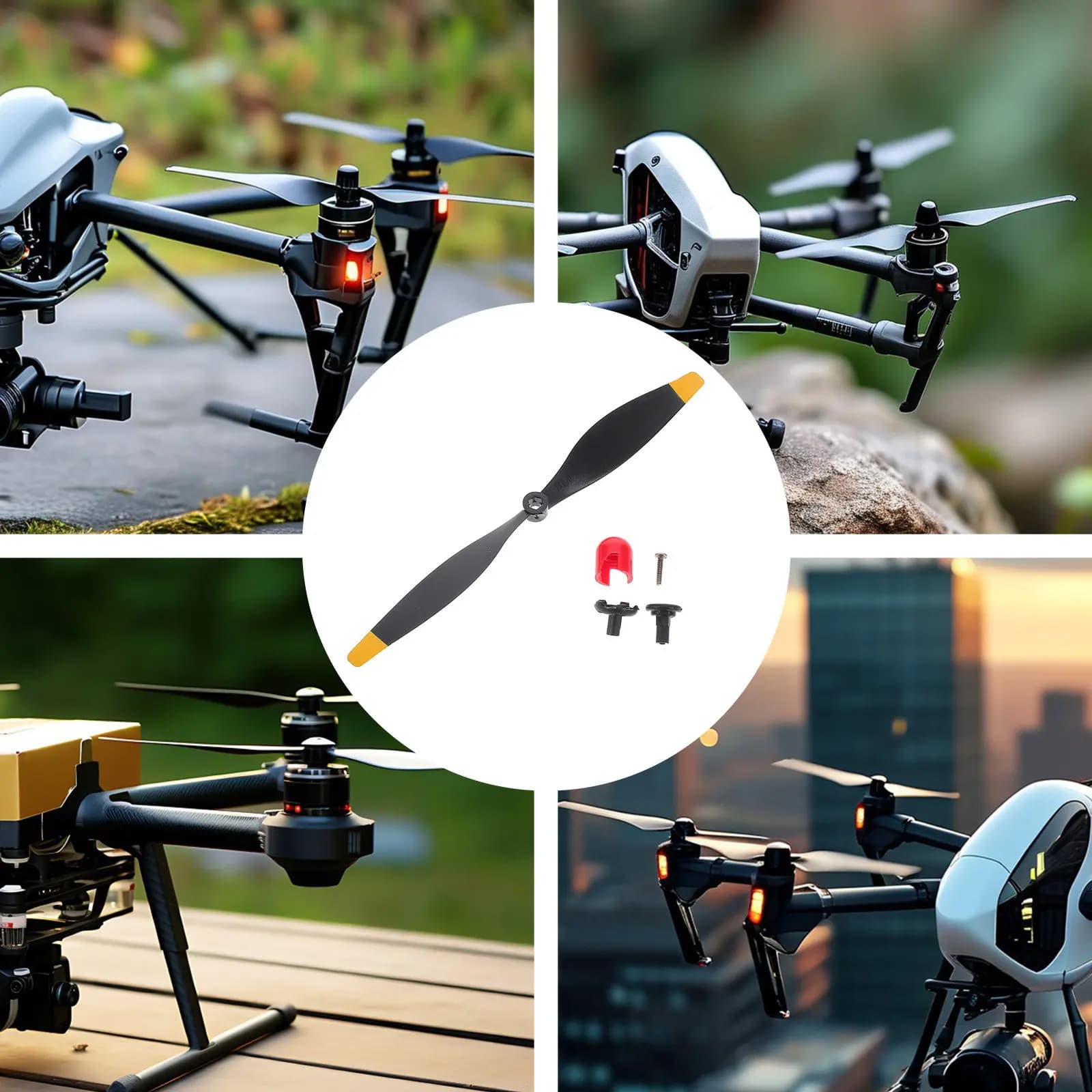 Set di Eliche a Spirale di Precisione per Ricambi di Aeromodelli RC ed Elicotteri, Kit Fai-da-Te
