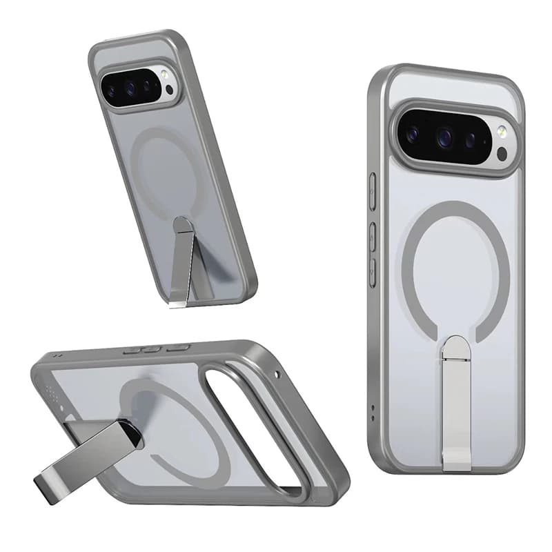 Car Mounted Magnetic Metal Invisible Bracket Phone Case For Magsafe For Google 10Pro XL 9A Lens Back Cover Protection Function