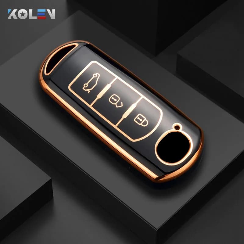 Moda TPU Chiave A Distanza Dell'automobile Caso Della Copertura Borsette Per Mazda 2 3 5 6 BL BM GJ Atenza Axela Demio CX-3 CX3 CX-5 CX5 CX7 CX-9 CX8 Keyless