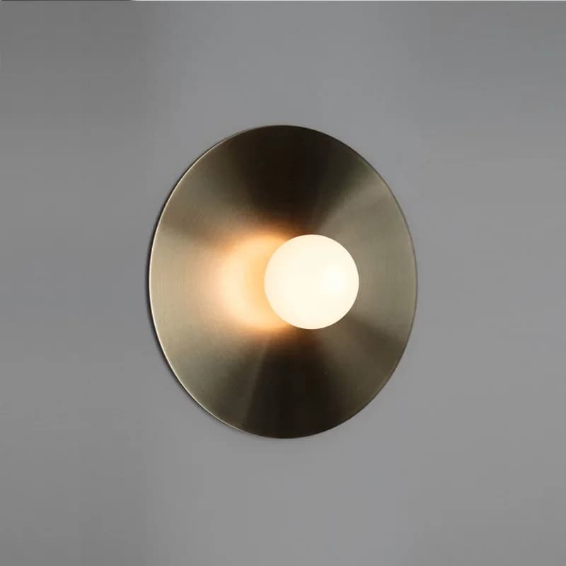 Lampade da parete Post moderne soggiorno comodino cucina corridoio luci artistiche rotonde illuminazione domestica Hardware illuminazione per interni decorazioni a LED
