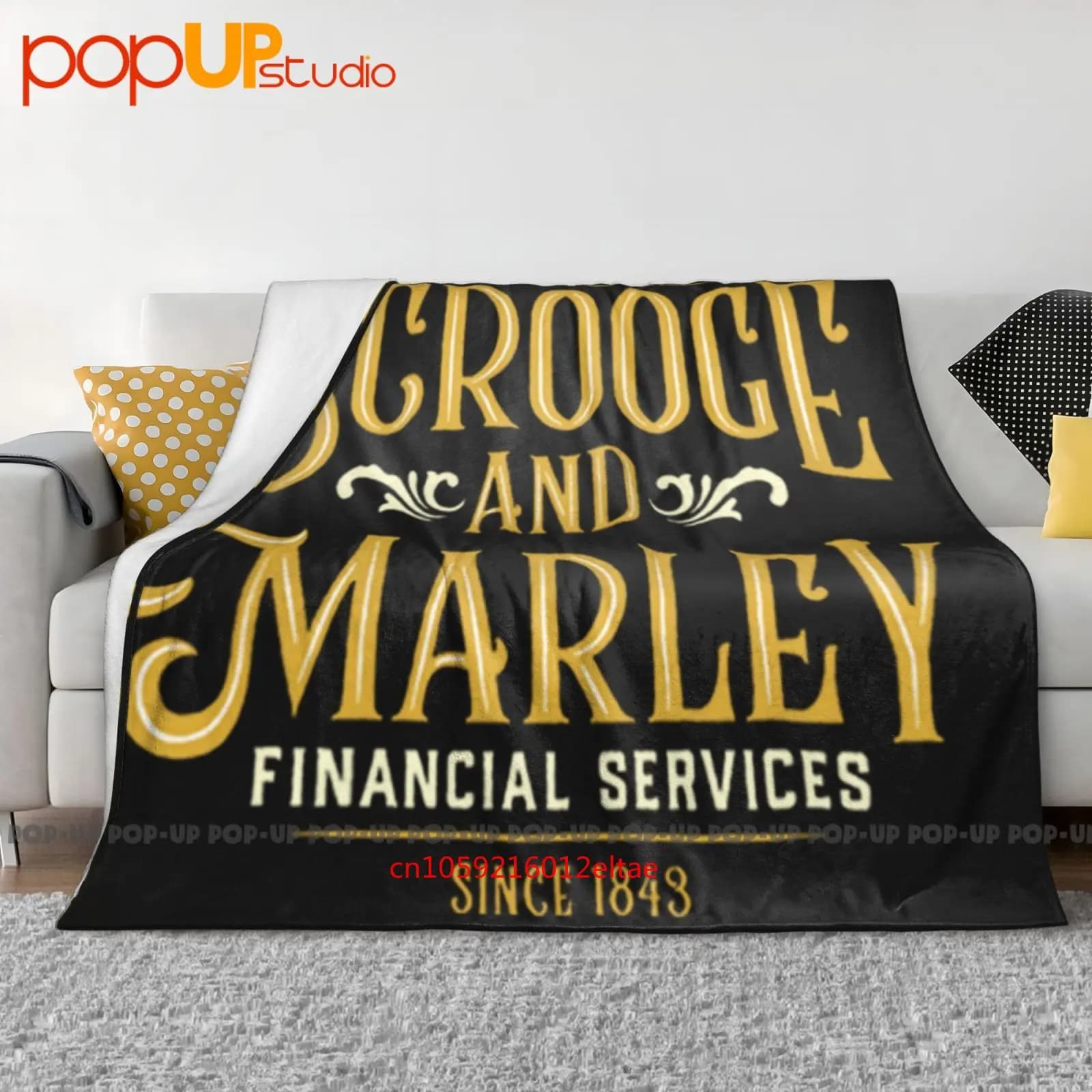 Scrooge & Marley Servizi finanziari Coperta ultra morbida trapunta Copridivano invernale Copriletto