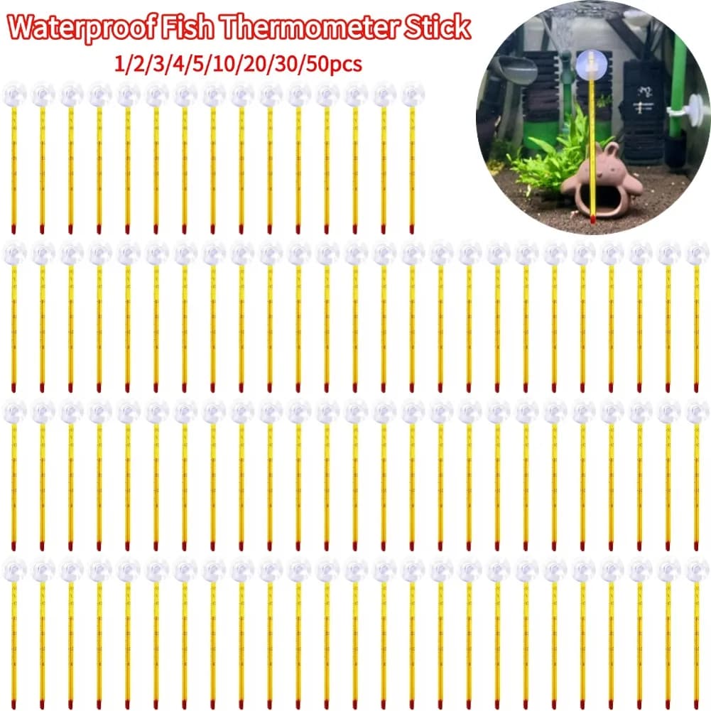 Termometro Digitale per Acquario, Misuratore di Temperatura Verticale Anti-Caduta per Tartarughe e Pesci, Rilevatore di Temperatura per Acqua in Vetro