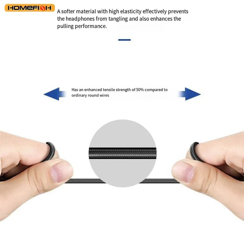 Auricolari In-Ear USB-C con Microfono, Audio HiFi Stereo, Cavo Intrecciato Anti-Groviglio, Type-C, 3.5mm, 2 Modelli