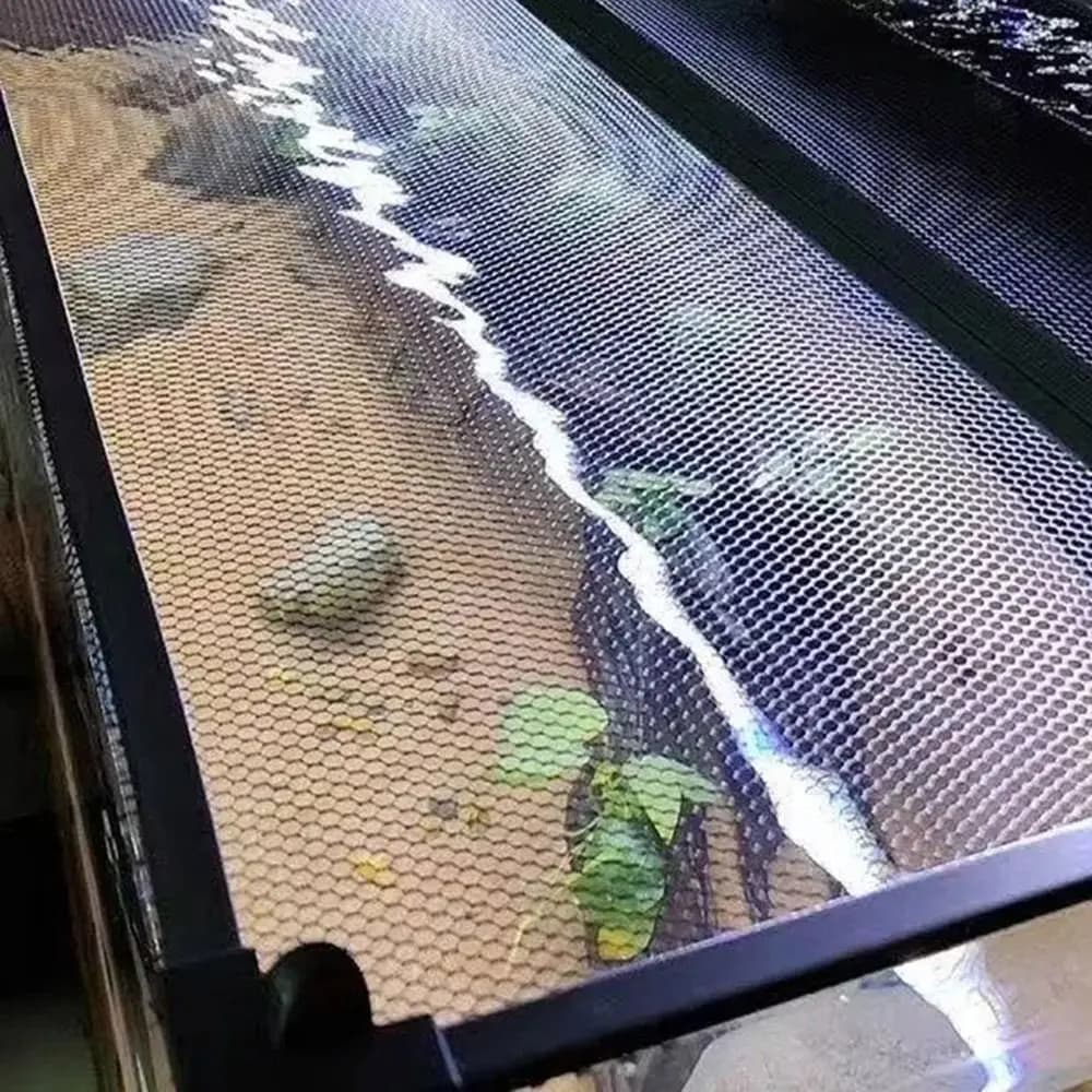 Coperchio Magnetico Robusto per Acquario, Facile Installazione Fai-da-Te, Coperchio a Rete per Acquario e Tartarughiera