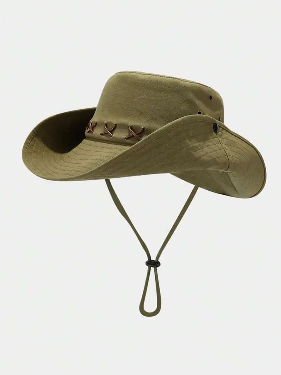Cappello a tesa larga unisex, protezione solare, pieghevole, per pesca, escursionismo, spiaggia