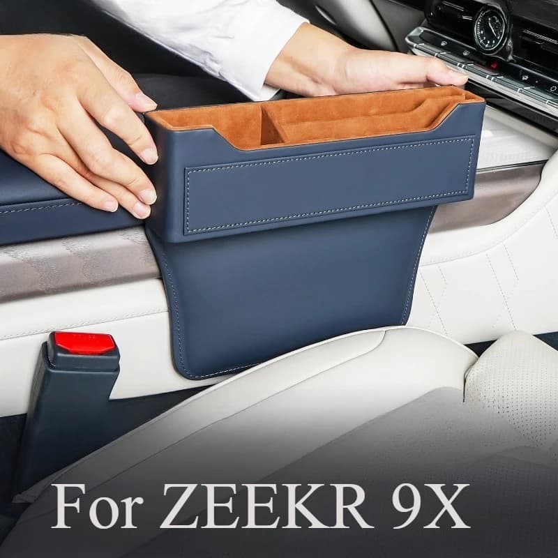 Per ZEEKR 9X Scatola organizer personalizzata per spazio sella, supporto per cracker per seggiolino auto e riempitivo