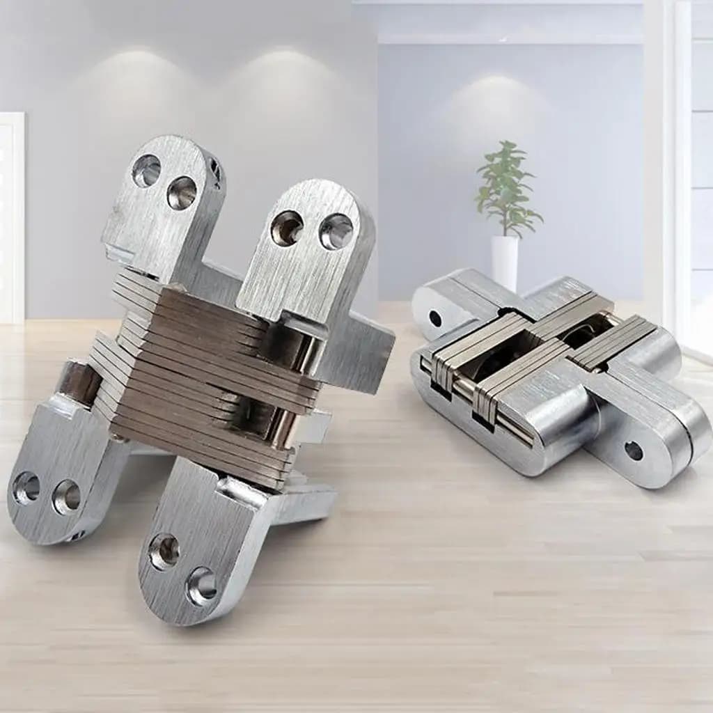 Nascosto invisibile in metallo con cuscinetto da 5 kg/10 kg - Argento, carico da 10 kg