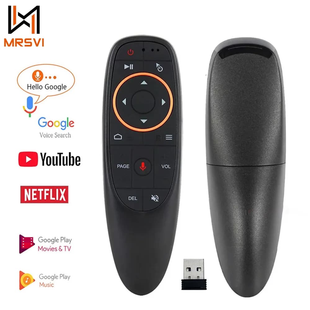 MRSVI G10S Air Mouse 2.4G Wireless gyroscope remote control for H96 MAX X88 PRO HK1 Q5 Android TV Box X96 DQ03 H98