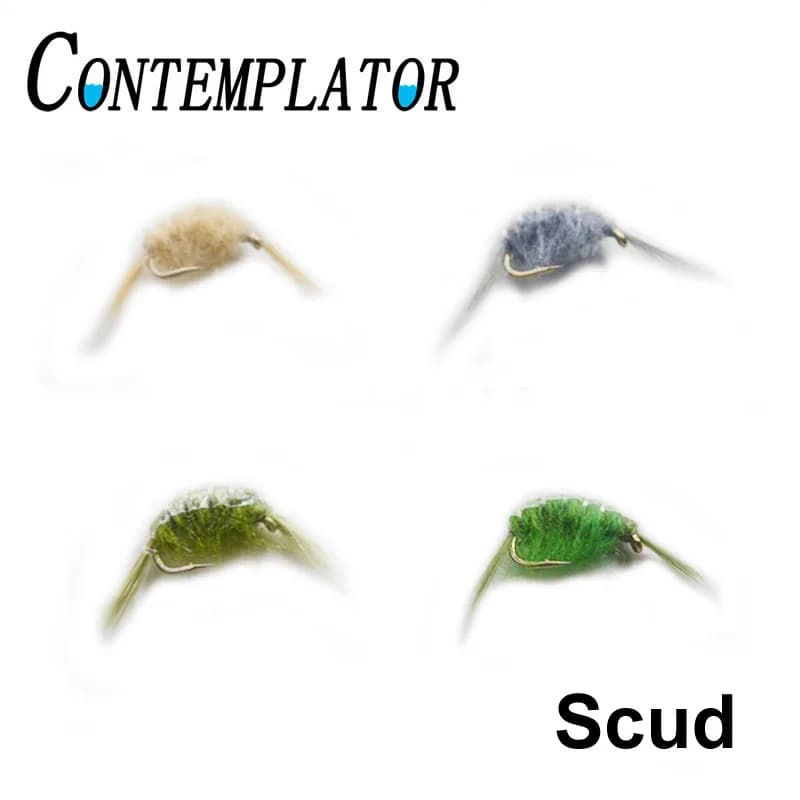 Sublimatore 14 #-16 #5pcs Scuds che imita Sowbugs & Cress Bugs mosche da trota produttiva 4 stili opzionali mosche da pesca a mosca