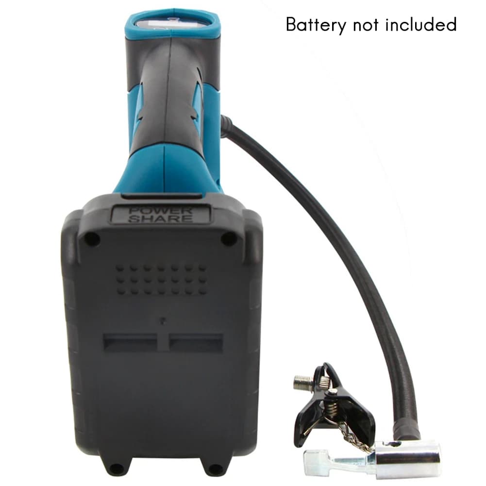ABCA-Pompa d'aria elettrica per gonfiatore d'aria senza fili con batteria al litio da 18 V con luce a LED per il pompaggio dei pneumatici/gonfiaggio delle palle