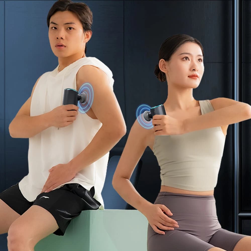 Hot Selling 2025 Portable Percussion Wireless Brushless Motor Massage Gun Sports Deep Tissue Mini Pocket Fascia Massage Gun