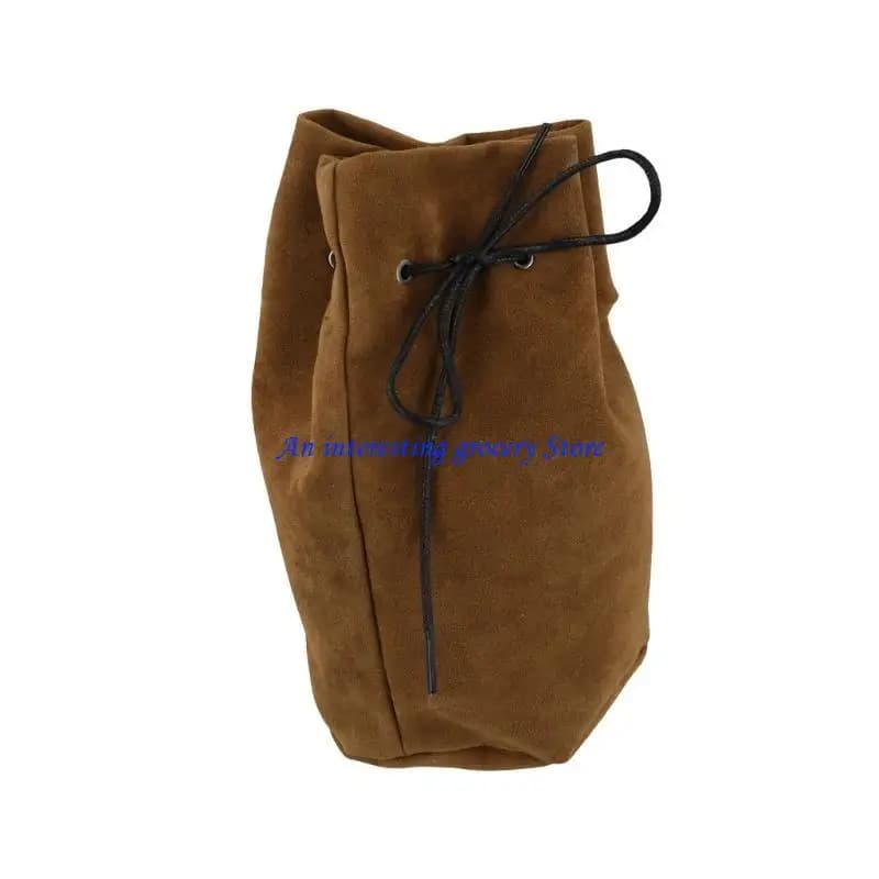 652D Vintage Portable Belt Medieval Drawstring Bag Cosplay Dices Bag