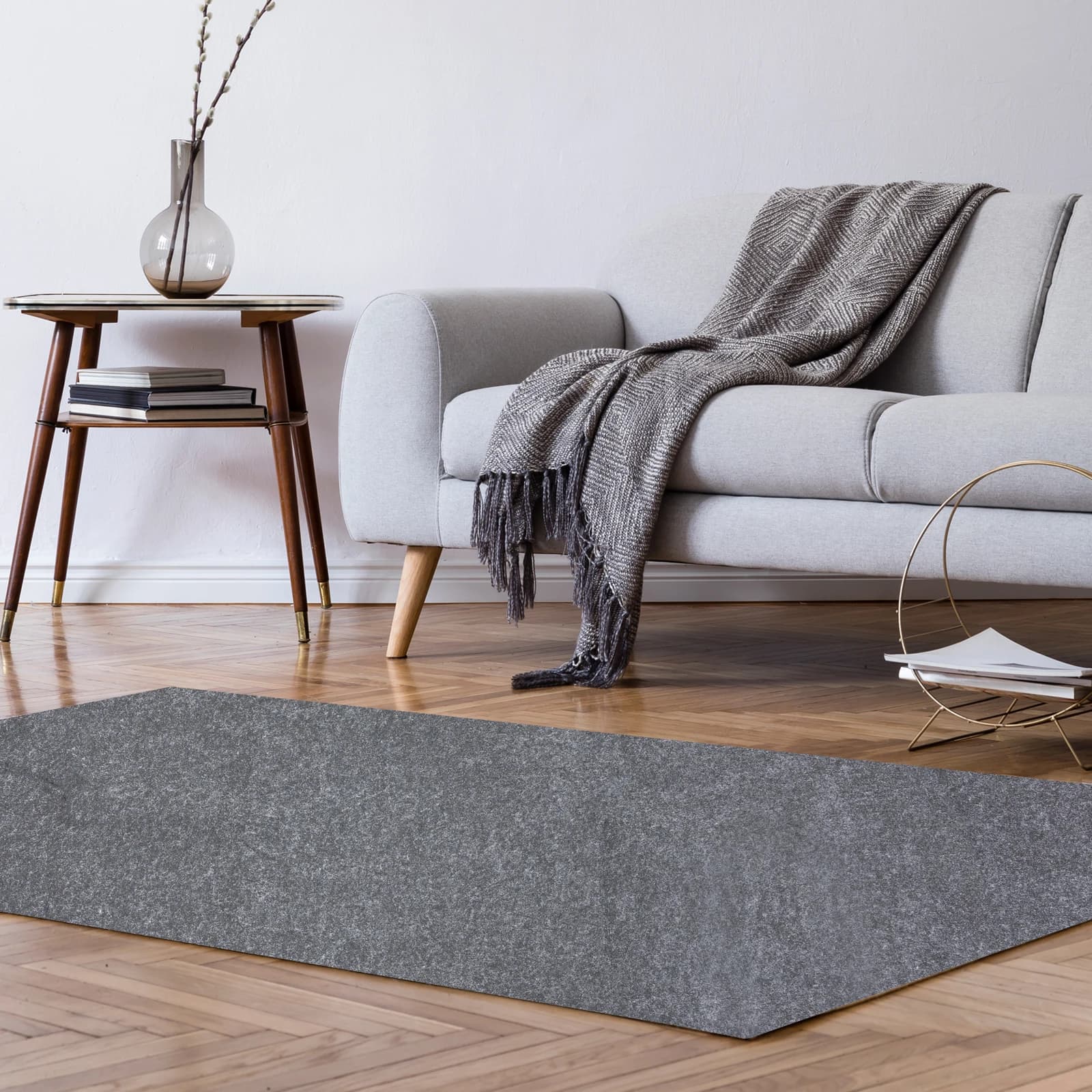 Grey Jacuzzi Bath Mat, 74''' x 99'', outdoor pool protective mat, non-slip and waterproof support, such as yoga mat, treadmill mat