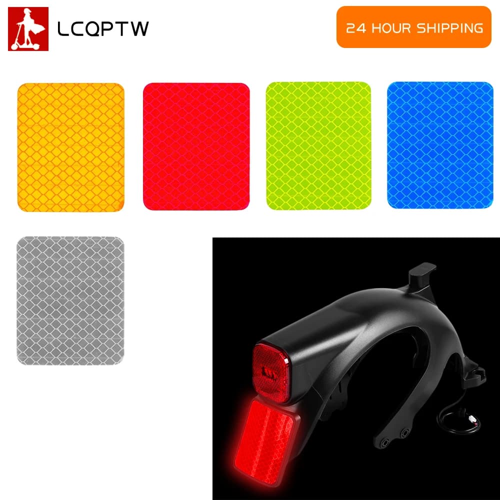 Striscia Riflettente di Avvertimento per Monopattino Elettrico Ninebot F2 e Max G2, Adesivi Riflettenti, Accessori, Decorazione Parafango Posteriore
