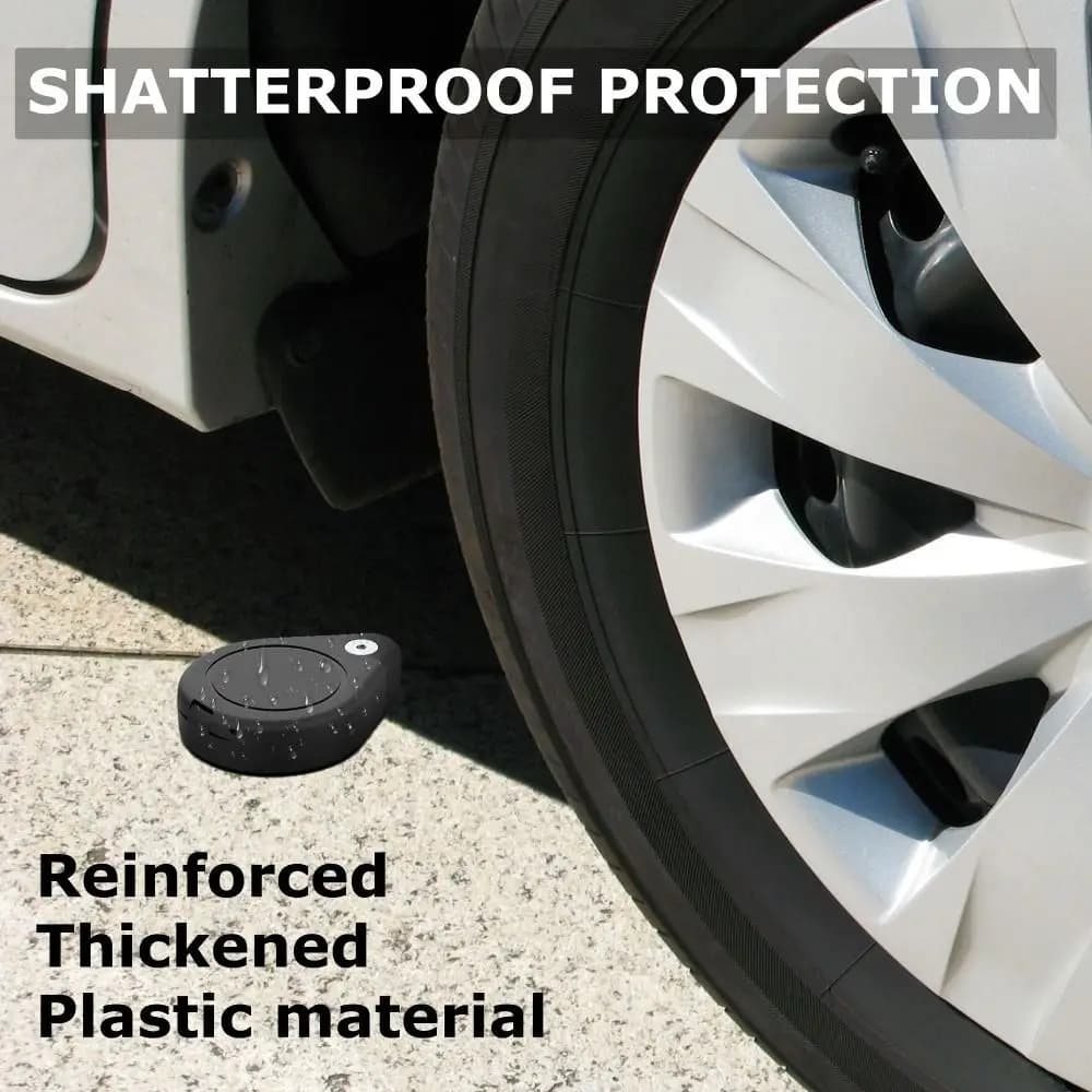 Custodia protettiva magnetica impermeabile Blocco di sicurezza Protezione per localizzatore in plastica Custodia per adsorbimento magnetico per AirTag
