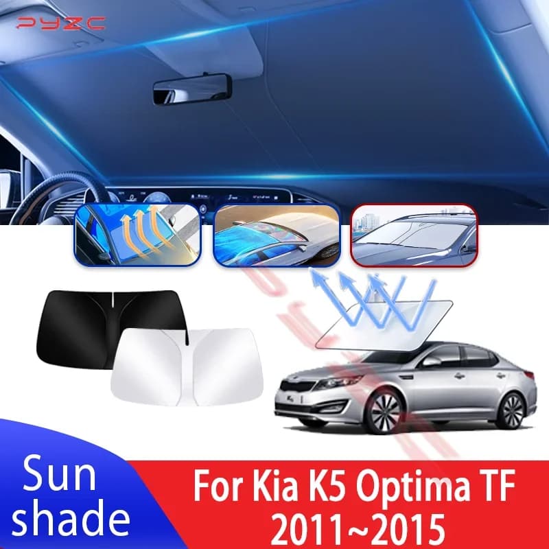 Parasole per auto Kia K5 Optima TF 2011~2015 2012 2013 2014, protezione termica per parabrezza anteriore, accessori estivi