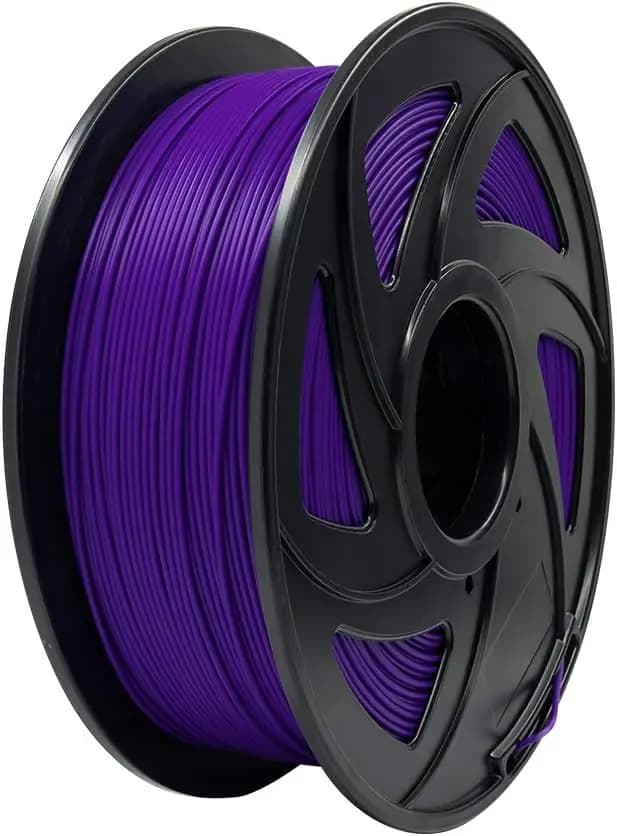 1.75mm PLA+ Filament 1kg Spool, Dimensional Accuracy +/- 0.02mm, Compatible with FDM 3D Printers, Purple