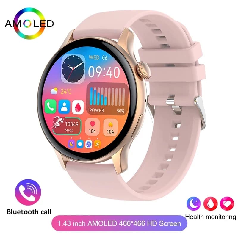 2026 New NFC Smartwatches Women Rotating button HD Voice Call Activity Tracker Fashion Smartband Male And Madam Birthday Present