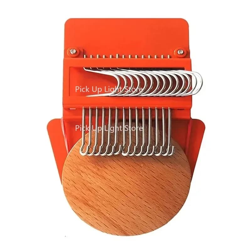 12Hooks Darning Loom Small Weaving Loom for Visible Mending Jeans Weave Knitting Tool
