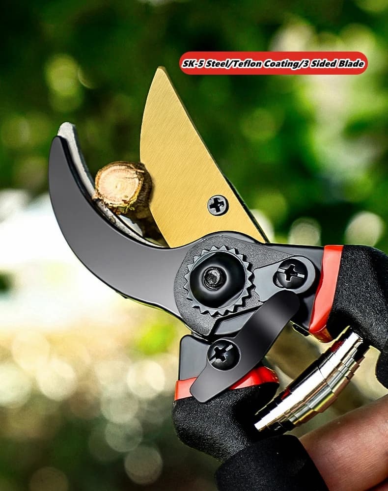 Cutting-edge pruning shears for manpower-saving garden pruning shears SK-5 blade pruning shears/arts for fruit/flowers/roughs Garden pot