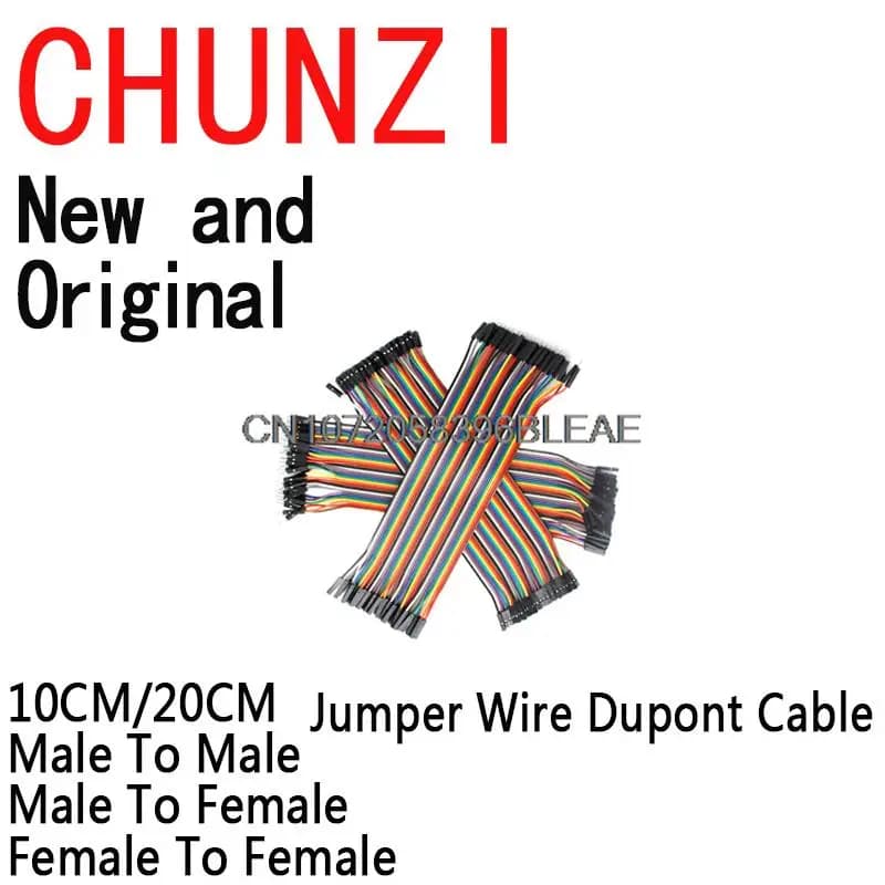 Dupont line 120PCS Jumper Wire Dupont Cable for Arduino DIY Kit 10CM 20CM male to male + male to female and female to female